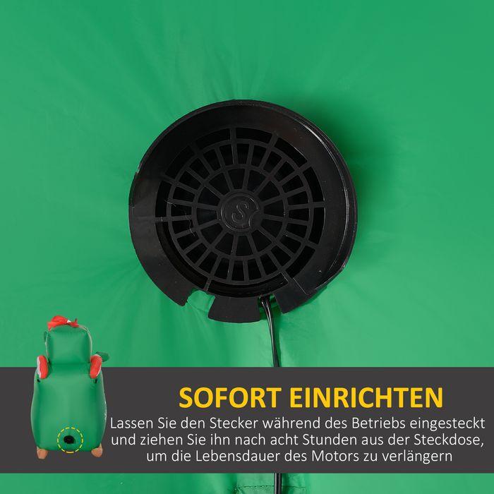 Image du produit Swisshandel24 Aufblasbar Weihnachtsdeko, 2,1 m Weihnachtsmann mit Schlitten & Rentier