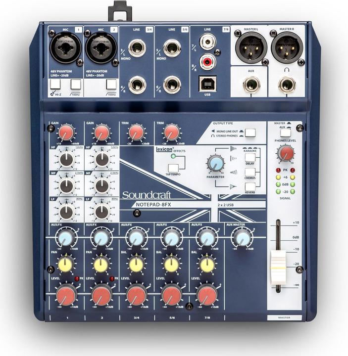 Soundcraft Notepad-8FX (Studio- und Livemixer)