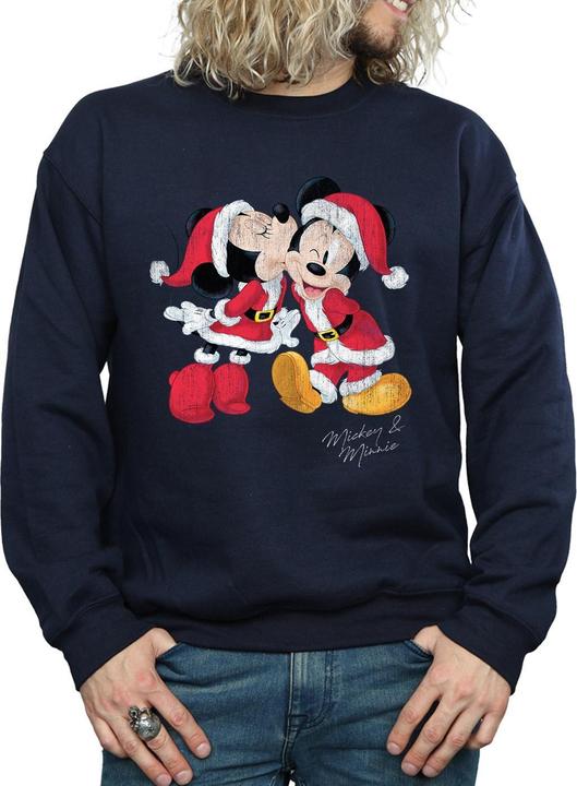 Produktbild Disney Mickey And Minnie Christmas Kiss Sweatshirt (L)