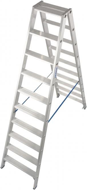 Produktbild Krause Alu-Stufendoppelleiter, ohne Rollen (Stehleiter, 255 cm)