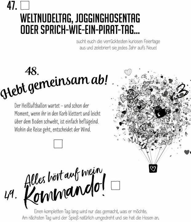Produktbild Die NEUE Bucket List für Paare (Deutsch, Stephanie Fischer, 2023)