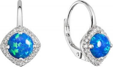 Produktbild Evolution Group Charming earrings with synthetic opals 11463.3 blue (Synthetische Steine)