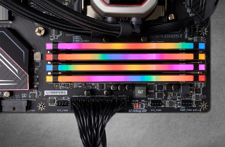 Actual product image Corsair Vengeance RGB Pro (4 x 16GB, 3200 MHz, DDR4-RAM, DIMM)