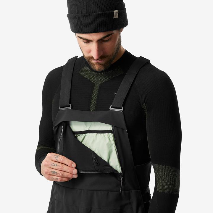 Produktbild Dreamscape Snowboardhose Latzhose Herren wasserdicht - 900 schwarz (XXL)