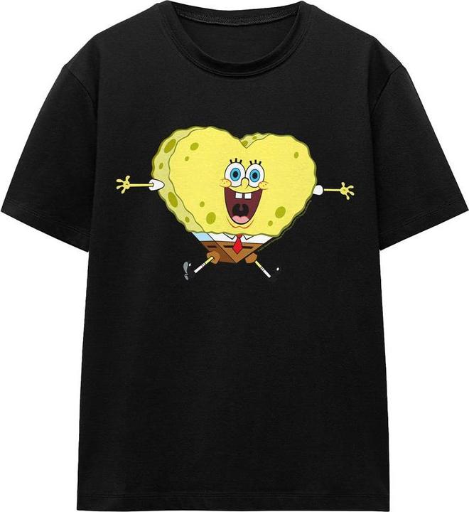 Image du produit Spongebob Squarepants - T-shirt HEART-SHAPED - Adulte (S)