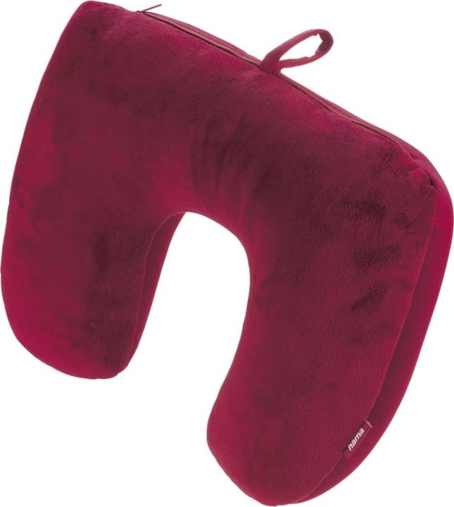 Actual product image Hama 2in1 microbead travel pillow, berry (Head & neck pillow)