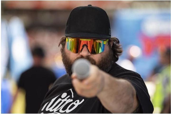 Actual product image Pit Viper The 1993 Polarized Double Wide (Yellow, Yellow)