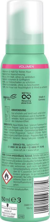 Actual product image Taft Volume (150 ml, Volume foam)
