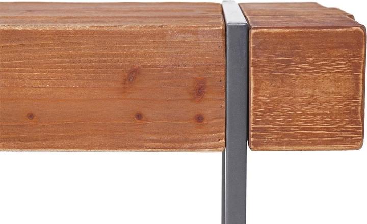 Immagine prodotto Swisshandel24 Panca, panca per sala da pranzo, panca in legno di abete rustico massiccio - marrone 160cm (160 cm)