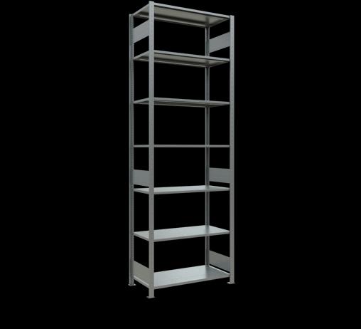 Immagine prodotto Schulte Lagertechnik Sistema di scaffalature di base senza viti MULTIplus150 con ripiani di lunghezza