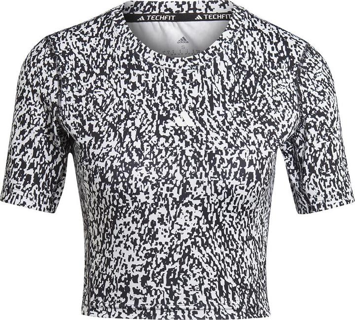 adidas Techfit Cropped T-Shirt Damen