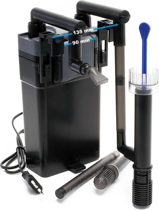SunSun HBL-801 Hang On Filter Anhängefilter 500 l/h 6 W 60 l Aquarium Filter (60 l, Süsswasser, Salzwasser)