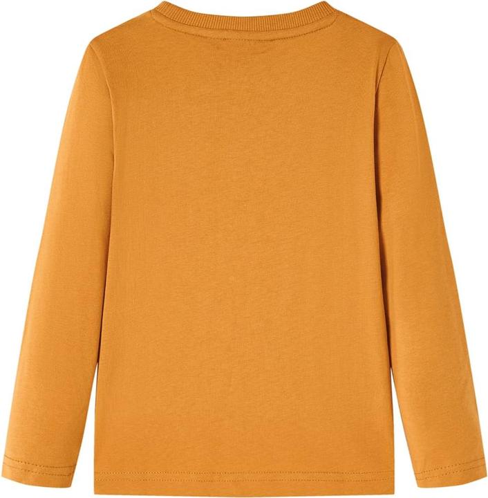 Image du produit VidaXL T-shirt manches longues enfant Ocre foncé 92,Matière : 100 (92)