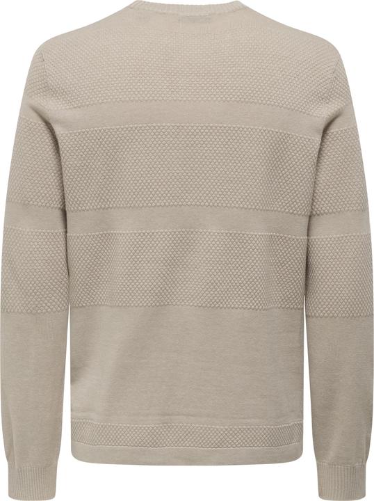 Produktbild Only & Sons Onsmalik Reg 12 Pinaple Crew Knit (M)