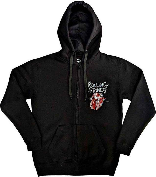 Actual product image The Rolling Stones Unisex Adult Hackney Diamonds Track List Full Zip Hoodie (L)