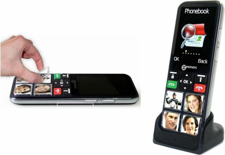 Image du produit Geemarc Téléphone senior Bouton SOS Compatible avec les appareils auditifs