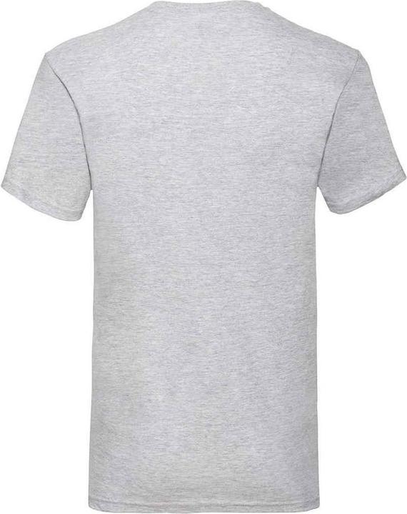Actual product image Fruit of the Loom Unisex Adult Value Heather V Neck T-Shirt (S)