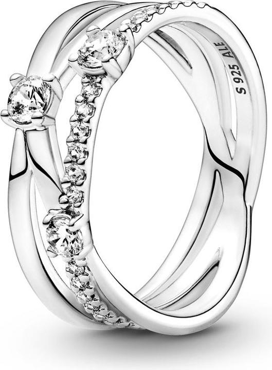 Produktbild Pandora Funkelnder Dreifach Ring (58, 925 Silber)