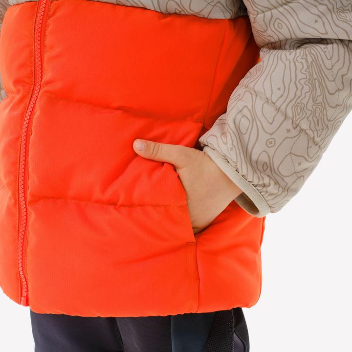 Produktbild Quechua Winterjacke Kleinkinder Gr. 92–116 Wandern - NH500 orange/beige (3, 4)