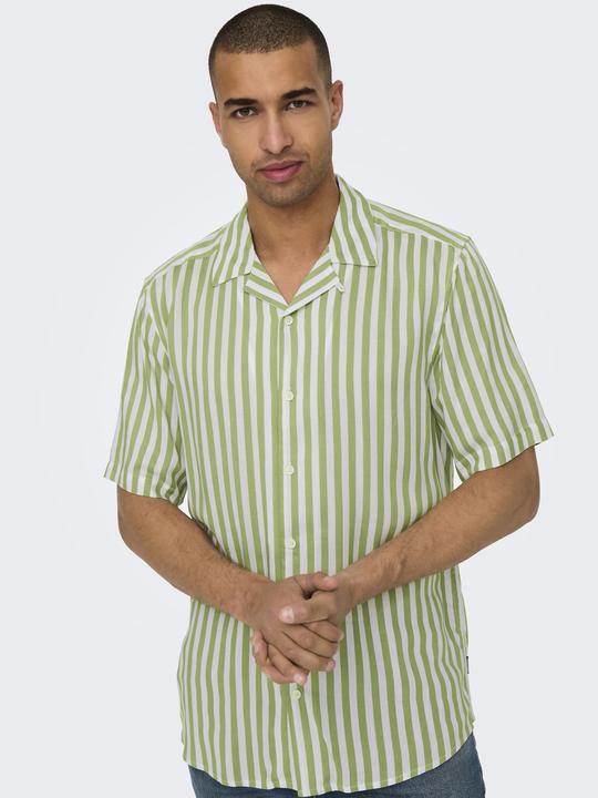 Actual product image Only & Sons Striped short sleeve shirt (XS)
