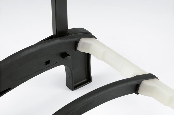 Actual product image K&M 5-way guitar stand "Guardian 5 (Bass, Guitar, Electric guitar)