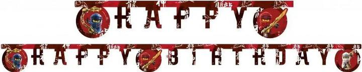 Immagine prodotto Procos Buchstabenkette Happy Birthday Lego Ninjago