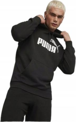 Produktbild Puma Ess+ 2-farbiger Kapuzenpullover mit grossem Logo (S)