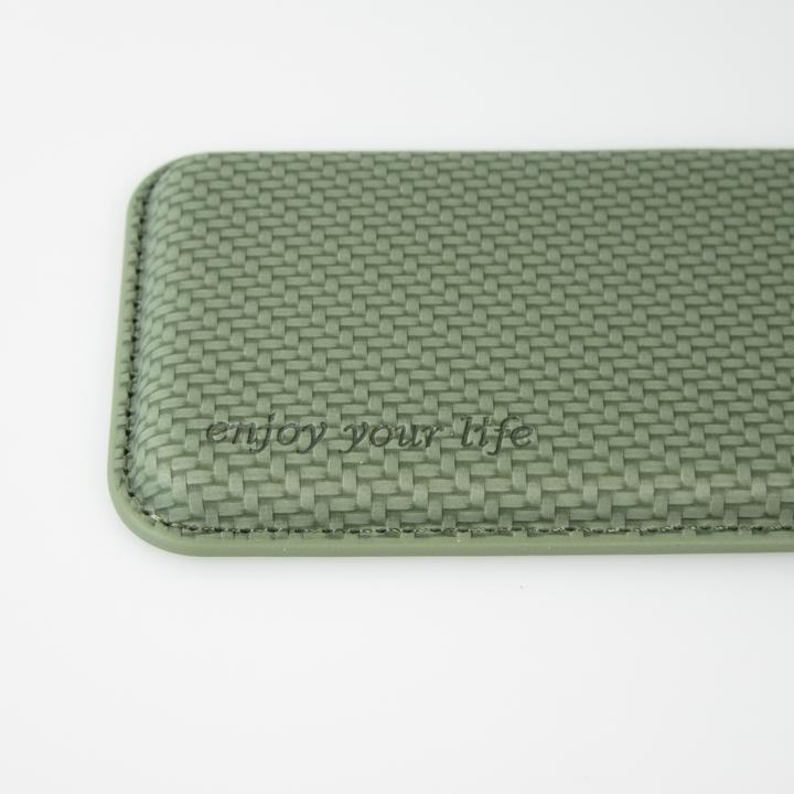 Actual product image PhoneLook Magnetic card holder Wallet Carbon effect Compatible with MagSafe (Apple iPhone 12, Realme 12 Pro+)