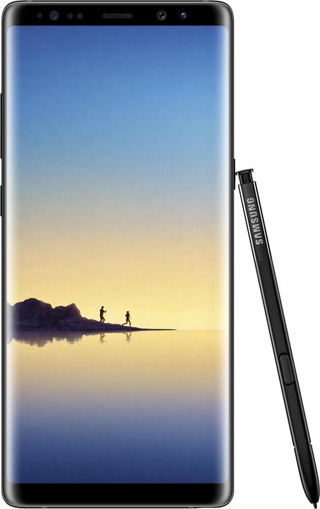 Image du produit Samsung Galaxy Note8 EU (64 Go, Midnight Black, 6.30", Double SIM hybride, 12 Mpx, 4G)