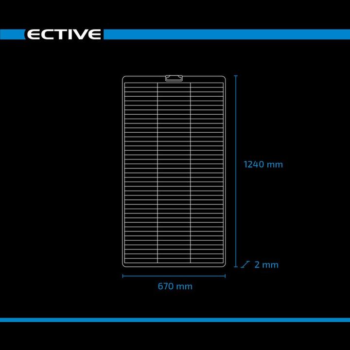 Actual product image Ective Shingle Solar Panel Flexible 12V 150W Flexible Solar Panel Solar PV Module (150 W, 3.50 kg)