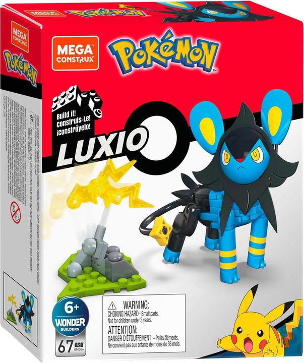 Actual product image Mega Construx Pokémon Luxio