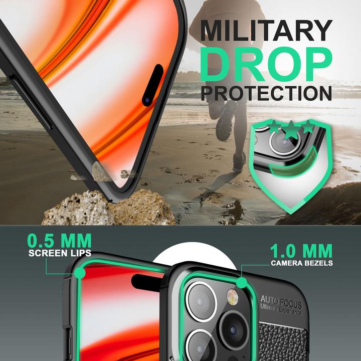 Immagine prodotto Nalia Copertura in silicone effetto pelle (Apple iPhone 14 Pro)