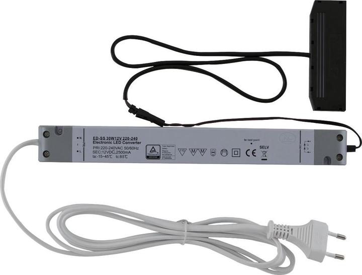 Produktbild L&S LED-Netzgerät NG39, 12 V/DC, 10-fach Verteiler, Leistung 30 W (25.50 cm)