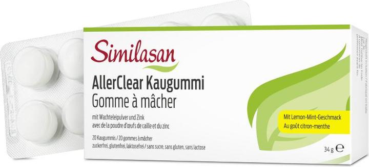 Produktbild Similasan AllerClear Kaugummi (20 Stück, Gummies, 50 g)