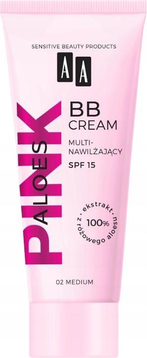 Actual product image Oceanic Aa Aloe Vera Pink Multimoisturising Cream Bb 02 Medium 30Ml