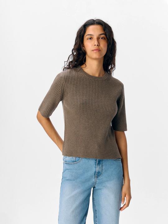 Produktbild Object Geripptes Strickoberteil (M)