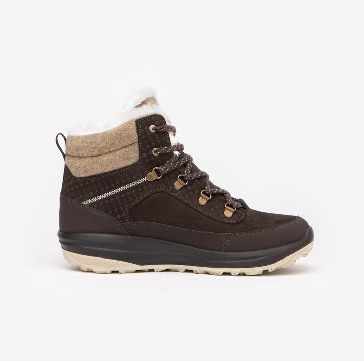 Actual product image Quechua Winter shoes ladies leather warm waterproof half high winter hiking - SH900 (37)