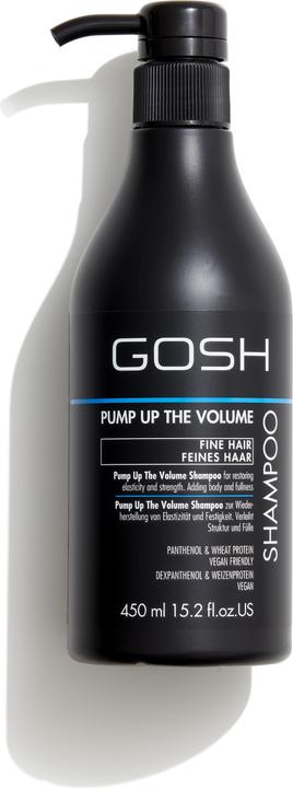 Produktbild Gosh - Pump Up The Volume Shampoo 450 ml (450 ml, Flüssiges Shampoo)