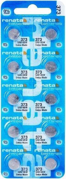 Image du produit Renata 373 / SR916SW - 10 piles bouton (10 pcs, V373, 29 mAh)