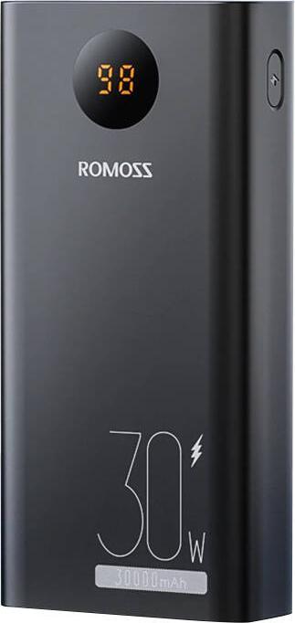 Image du produit Romoss Banque d'alimentation PEA30 30000mAh (black) (30000 mAh, 30 W, 30000 Wh)