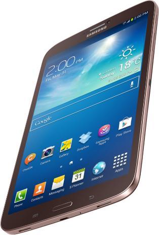 Actual product image Samsung Galaxy Tab 3 8.0 SM-T315 - WiFi (4G, 8", 16 GB, Brown, Gold)