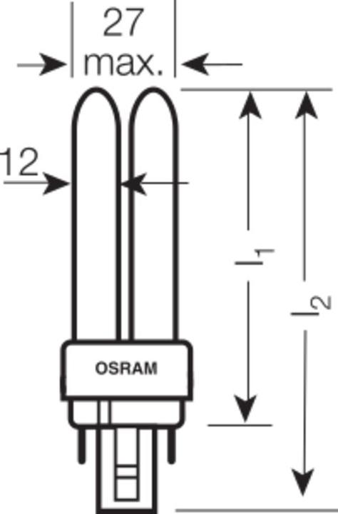Actual product image Osram Dulux (G24q-1, 13 W, 870 lm, 1 x, A)