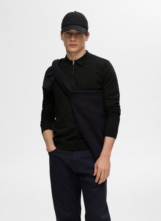 Produktbild Selected Homme Strick Langarm-Poloshirt (M)