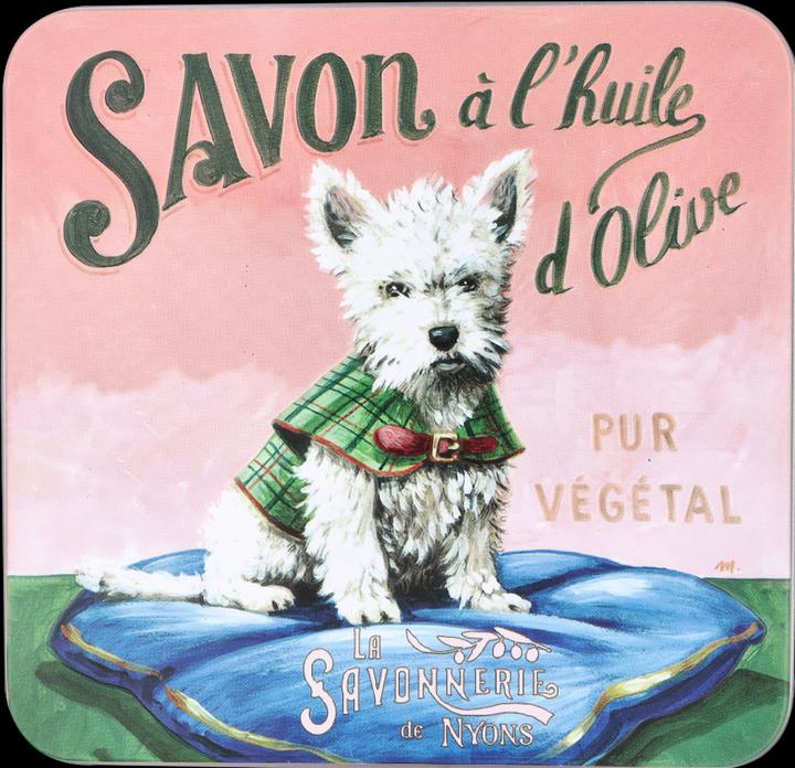 Actual product image Benois Discop La Savonnerie De Nyons Soap Bar Set 4 Pcs - Dog (Hard soap)