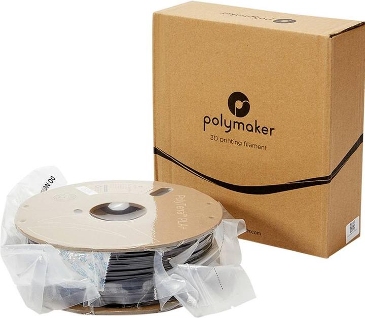 Actual product image Polymaker PolyTerra PLA+ Black 1.75mm 1kg (PLA+, 1.75 mm, 1000 g, Black)
