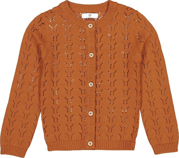 Actual product image La Redoute Collections Strickjacke mit Knopfverschluss und Ajourmuster (86)