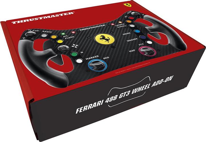 Actual product image Thrustmaster AddOn Thrustm. Ferrari F488 GT3 Steering Wheel KON/PC (PS4, PS5, Xbox One S, PC, Xbox Series X)