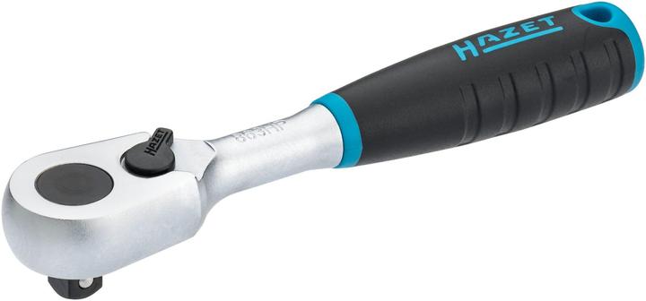 HAZET HiPer Feinzahn-Umschaltknarre 863HP ∙ Vierkant 6,3 mm (1/4 Zoll) (1/4")