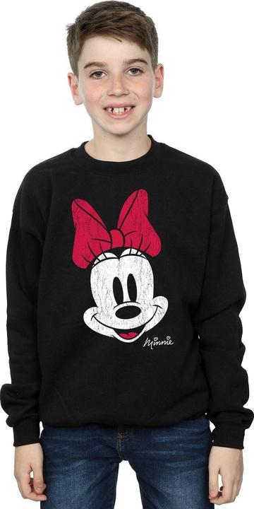 Produktbild Disney Minnie Mouse Distressed Face Sweatshirt Jungen (152, 158)