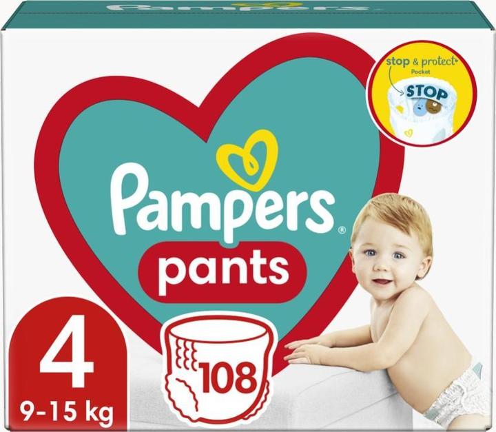 Actual product image Pampers Pants (Size 4, Half month box, 108 Piece)